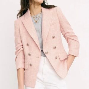Women's Shell Pink Veronica Beard Ryland Dickey Blazer